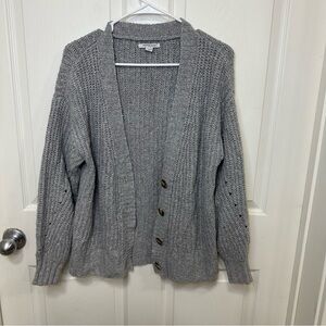 American Eagle Outfitters Grey Cardigan Sweater